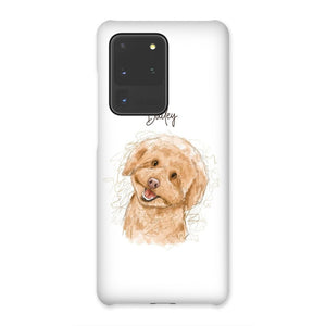 Scribble: Custom One Pet Phone Case - Paw & Glory - Dog Portraits - Pet Portraits