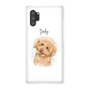 Scribble: Custom One Pet Phone Case - Paw & Glory - Dog Portraits - Pet Portraits