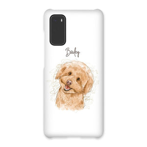 Scribble: Custom One Pet Phone Case - Paw & Glory - Dog Portraits - Pet Portraits