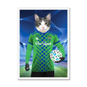 Seattle Scratchers Football Club: Custom Pet Portrait - Paw & Glory - Dog Portraits - Pet Portraits