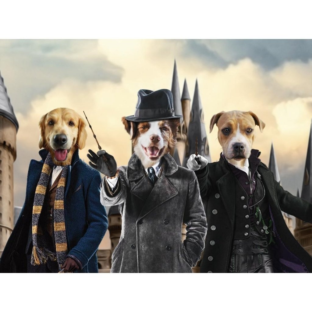 Secrets of Dumbledore: Custom Digital Download Pet Portrait - Paw & Glory - Dog Portraits - Pet Portraits