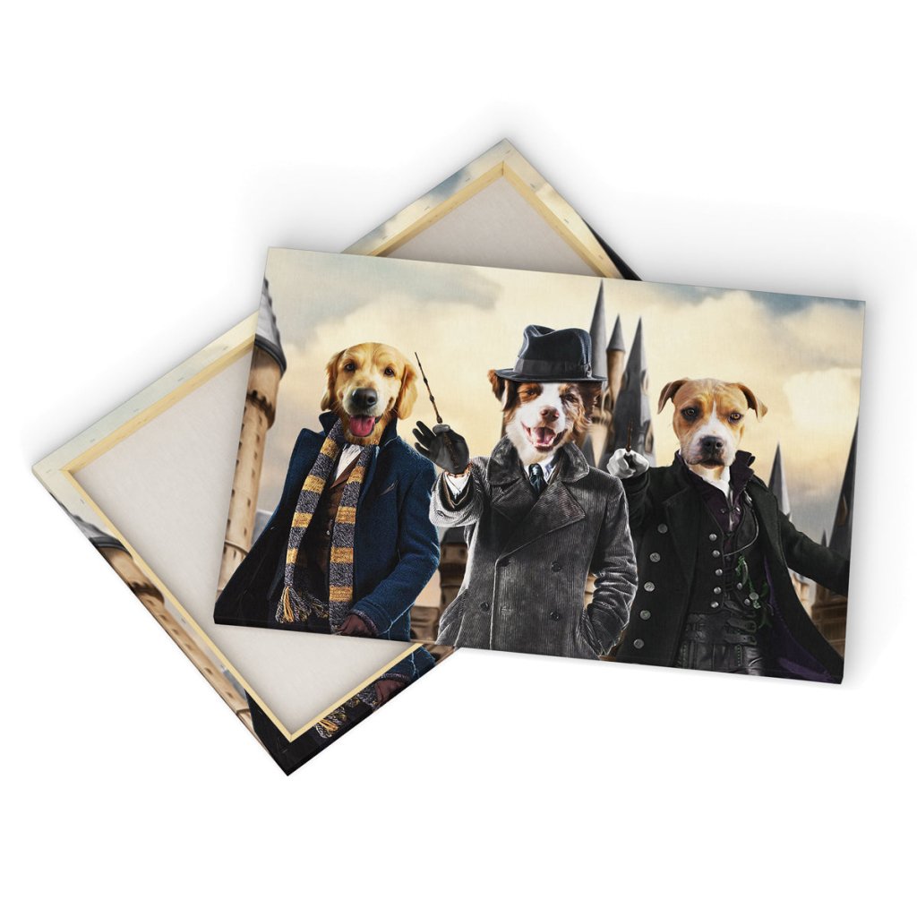 Secrets of Dumbledore: Custom Pet Canvas - Paw & Glory - Dog Portraits - Pet Portraits