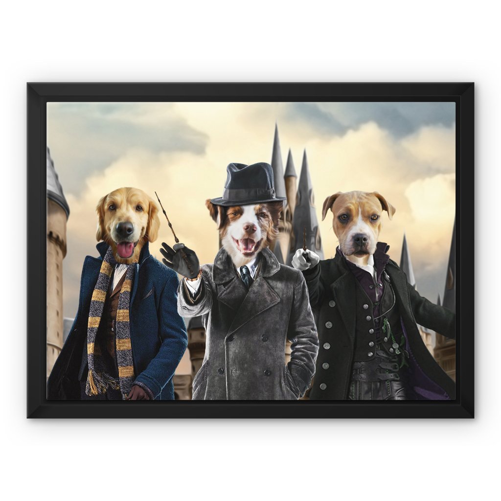 Secrets of Dumbledore: Custom Pet Canvas - Paw & Glory - Dog Portraits - Pet Portraits