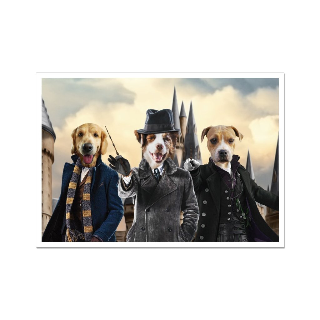 Secrets of Dumbledore: Custom Pet Poster - Paw & Glory - #pet portraits# - #dog portraits# - #pet portraits uk#