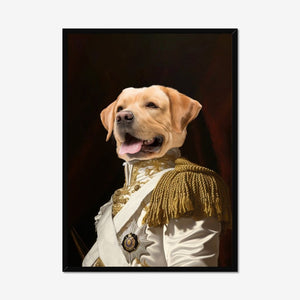 Sergeant Major: Custom Pet Portrait - Paw & Glory - Dog Portraits - Pet Portraits