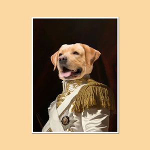 Sergeant Major: Custom Pet Poster - Paw & Glory - Dog Portraits - Pet Portraits