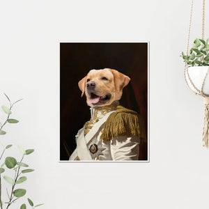 Sergeant Major: Custom Pet Poster - Paw & Glory - Dog Portraits - Pet Portraits