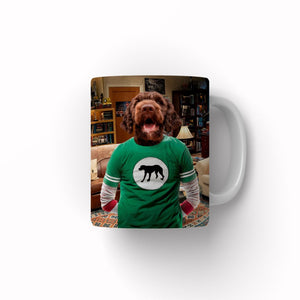 Sheldon Cooper (Big Bang Theory): Custom Pet Coffee Mug - Paw & Glory - Dog Portraits - Pet Portraits