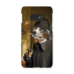 Sherlock Holmes: Custom Pet Phone Case - Paw & Glory - Dog Portraits - Pet Portraits