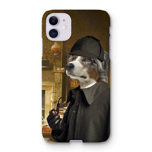 Sherlock Holmes: Custom Pet Phone Case - Paw & Glory - Dog Portraits - Pet Portraits