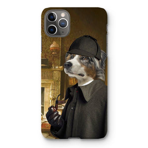 Sherlock Holmes: Custom Pet Phone Case - Paw & Glory - Dog Portraits - Pet Portraits