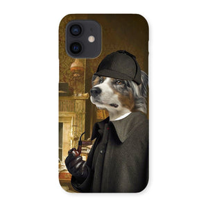 Sherlock Holmes: Custom Pet Phone Case - Paw & Glory - Dog Portraits - Pet Portraits