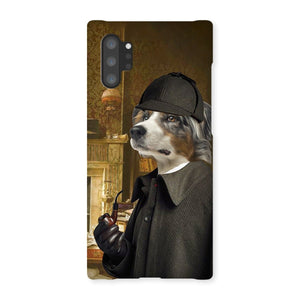 Sherlock Holmes: Custom Pet Phone Case - Paw & Glory - Dog Portraits - Pet Portraits