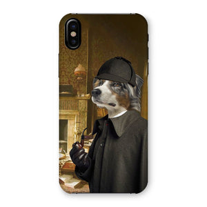 Sherlock Holmes: Custom Pet Phone Case - Paw & Glory - Dog Portraits - Pet Portraits