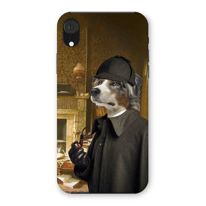 Sherlock Holmes: Custom Pet Phone Case - Paw & Glory - Dog Portraits - Pet Portraits