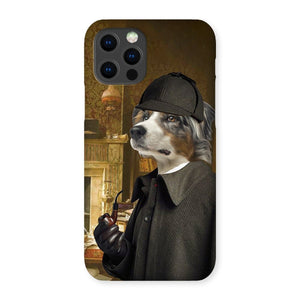 Sherlock Holmes: Custom Pet Phone Case - Paw & Glory - Dog Portraits - Pet Portraits