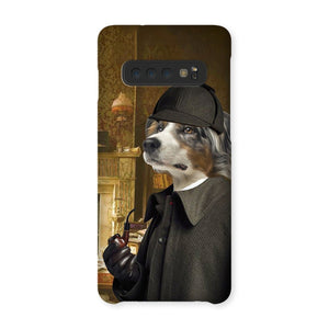 Sherlock Holmes: Custom Pet Phone Case - Paw & Glory - Dog Portraits - Pet Portraits