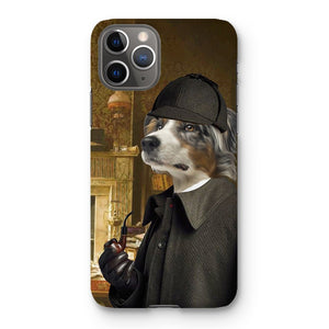 Sherlock Holmes: Custom Pet Phone Case - Paw & Glory - Dog Portraits - Pet Portraits