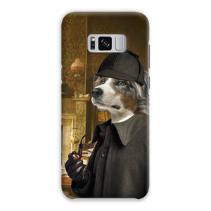 Sherlock Holmes: Custom Pet Phone Case - Paw & Glory - Dog Portraits - Pet Portraits