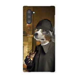 Sherlock Holmes: Custom Pet Phone Case - Paw & Glory - Dog Portraits - Pet Portraits