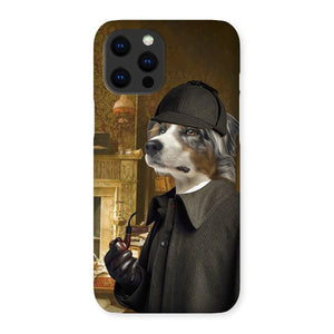 Sherlock Holmes: Custom Pet Phone Case - Paw & Glory - Dog Portraits - Pet Portraits