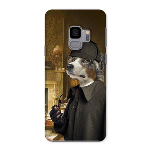 Sherlock Holmes: Custom Pet Phone Case - Paw & Glory - Dog Portraits - Pet Portraits