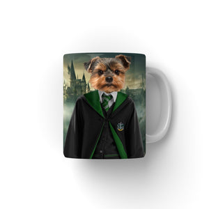 Slytherin (Harry Potter Inspired): Custom Pet Coffee Mug - Paw & Glory - Dog Portraits - Pet Portraits