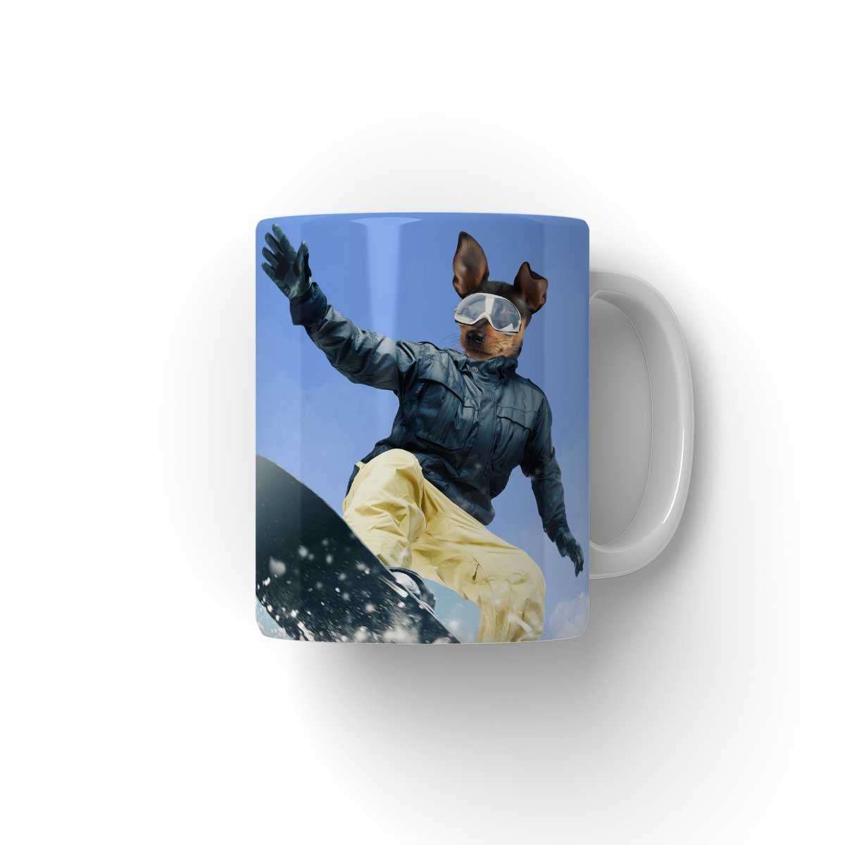 Snow Pro: Custom Pet Coffee Mug - Paw & Glory - Dog Portraits - Pet Portraits