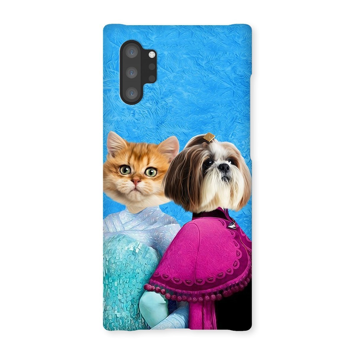 Snow Sisters (Frozen Inspired): Custom Pet Phone Case - Paw & Glory - Dog Portraits - Pet Portraits