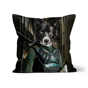 Soldier Boy (The Boys Inspired): Custom Pet Pillow - Paw & Glory - Dog Portraits - Pet Portraits