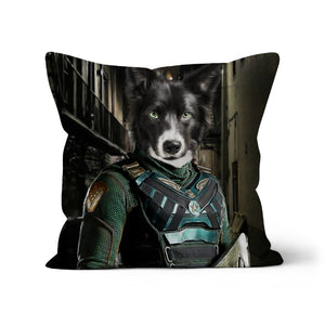 Soldier Boy (The Boys Inspired): Custom Pet Pillow - Paw & Glory - Dog Portraits - Pet Portraits