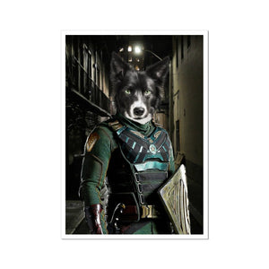 Soldier Boy (The Boys Inspired): Custom Pet Poster - Paw & Glory - Dog Portraits - Pet Portraits