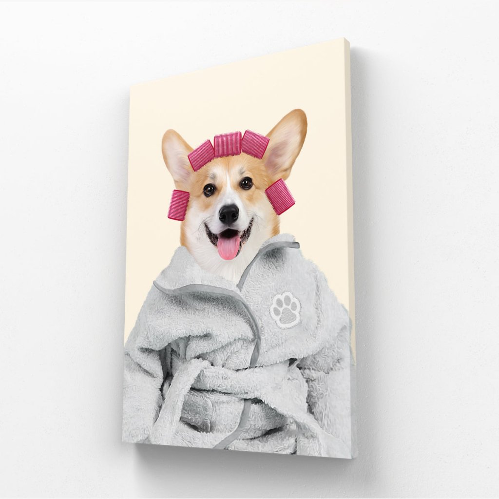 Spa Day: Custom Pet Canvas - Paw & Glory - Dog Portraits - Pet Portraits