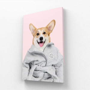 Spa Day: Custom Pet Canvas - Paw & Glory - Dog Portraits - Pet Portraits