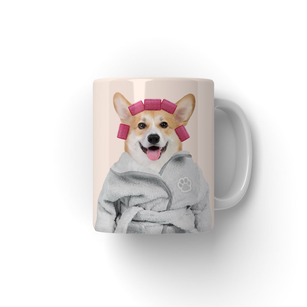 Spa Day: Custom Pet Coffee Mug - Paw & Glory - Dog Portraits - Pet Portraits