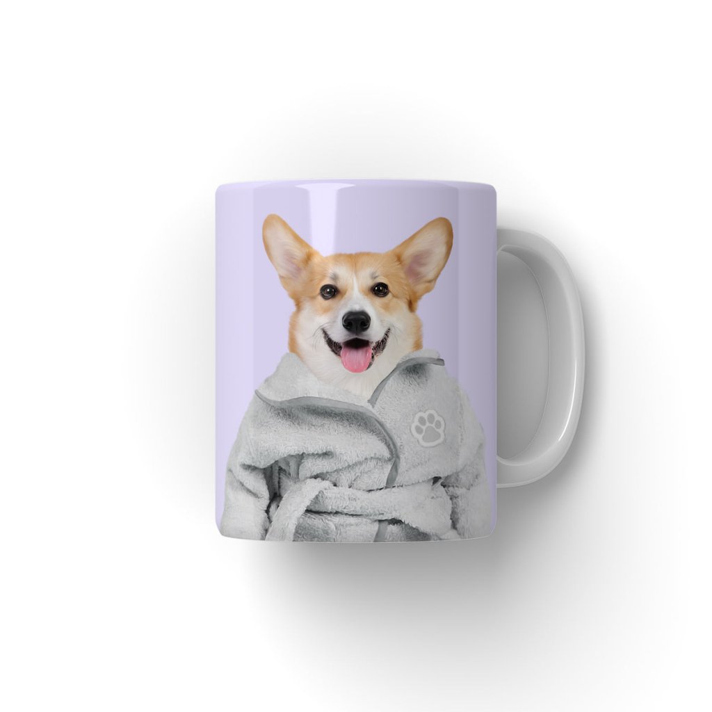 Spa Day: Custom Pet Coffee Mug - Paw & Glory - Dog Portraits - Pet Portraits