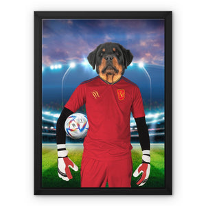 Spain Football Team (FIFA 2022): Custom Pet Canvas - Paw & Glory - Dog Portraits - Pet Portraits