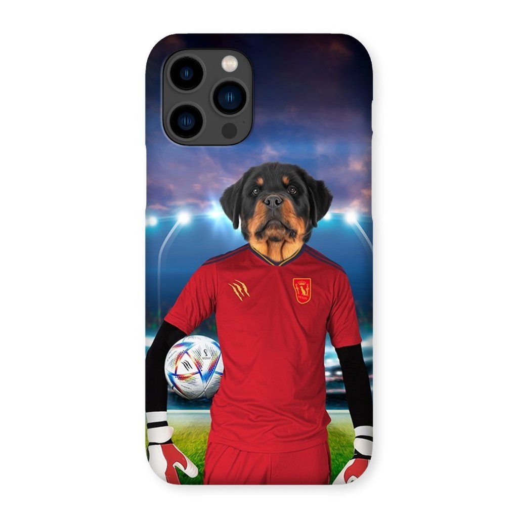 Spain Football Team (FIFA 2022): Custom Pet Phone Case - Paw & Glory - Dog Portraits - Pet Portraits