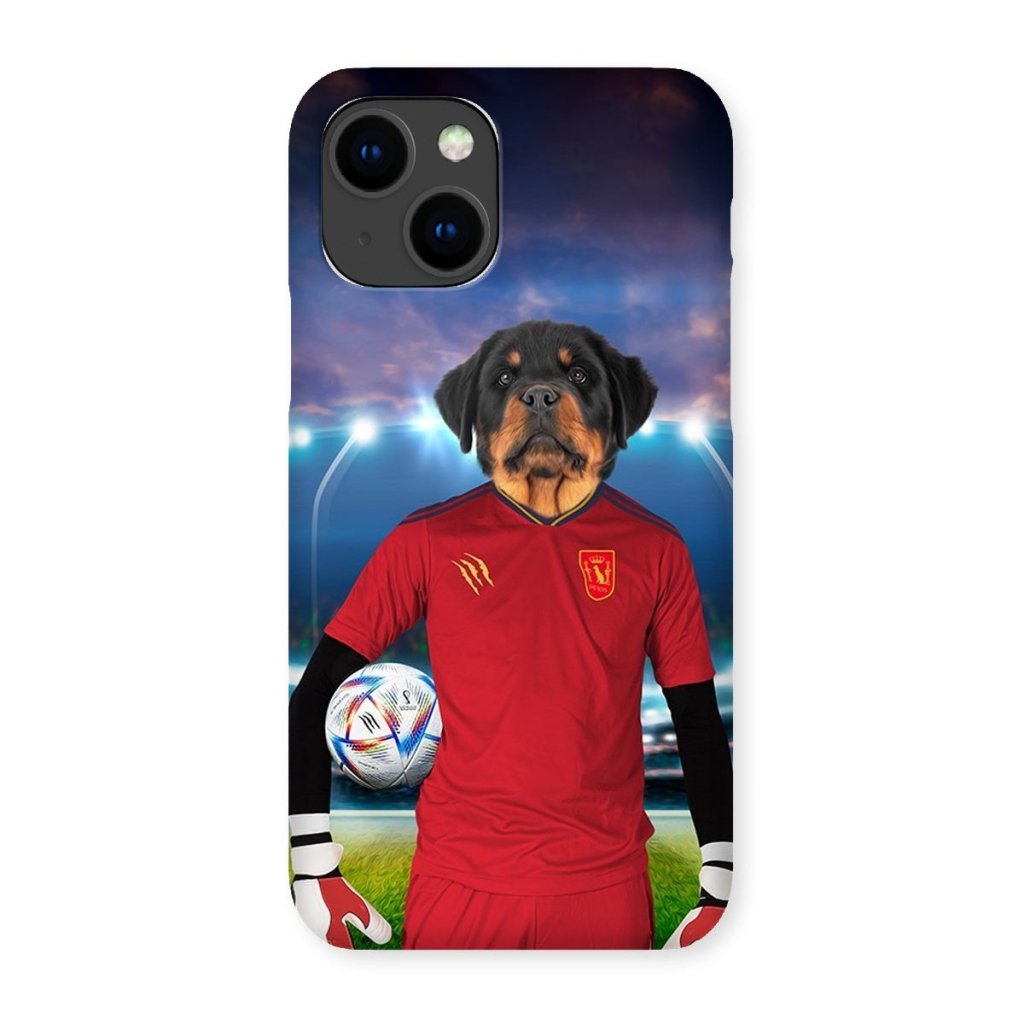 Spain Football Team (FIFA 2022): Custom Pet Phone Case - Paw & Glory - Dog Portraits - Pet Portraits