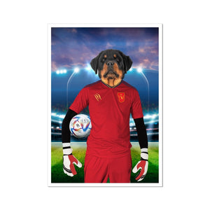 Spain Football Team (FIFA 2022): Custom Pet Portrait - Paw & Glory - Dog Portraits - Pet Portraits