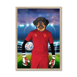 Spain Football Team (FIFA 2022): Custom Pet Portrait - Paw & Glory - Dog Portraits - Pet Portraits