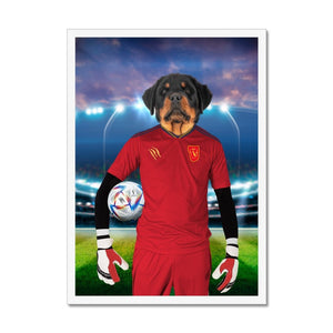 Spain Football Team (FIFA 2022): Custom Pet Portrait - Paw & Glory - Dog Portraits - Pet Portraits