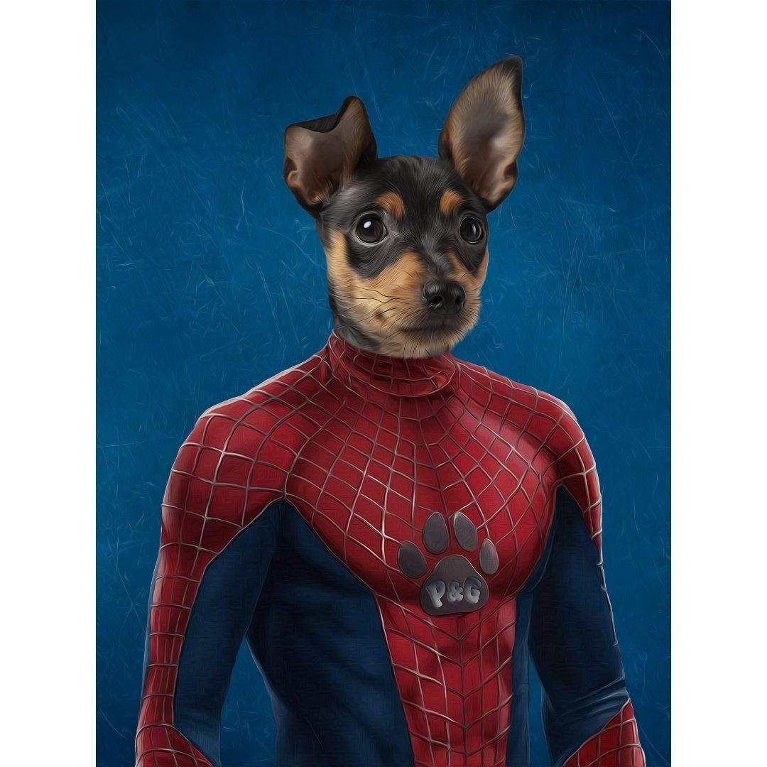 SpiderPaw: Custom Digital Download Pet Portrait - Paw & Glory - Dog Portraits - Pet Portraits