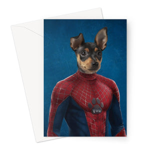 SpiderPaw: Custom Pet Greeting Card - Paw & Glory - Dog Portraits - Pet Portraits