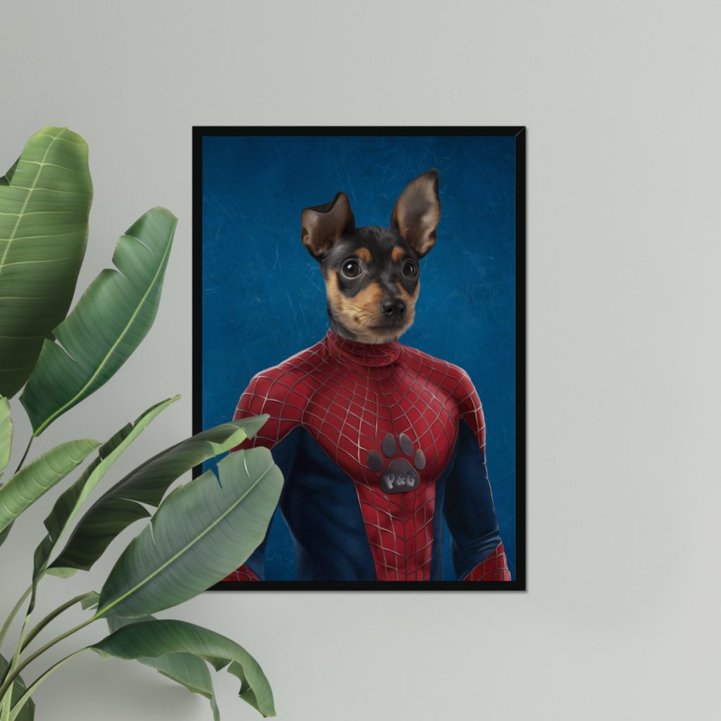 SpiderPaw: Custom Pet Portrait - Paw & Glory - Dog Portraits - Pet Portraits