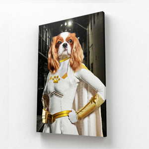 Starlight (The Boys Inspired): Custom Pet Canvas - Paw & Glory - Dog Portraits - Pet Portraits