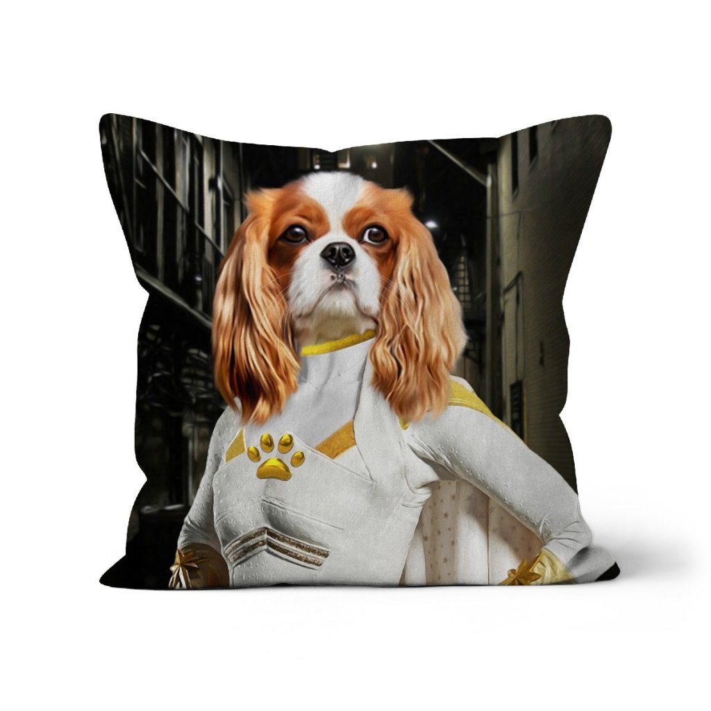 Starlight (The Boys Inspired): Custom Pet Pillow - Paw & Glory - Dog Portraits - Pet Portraits