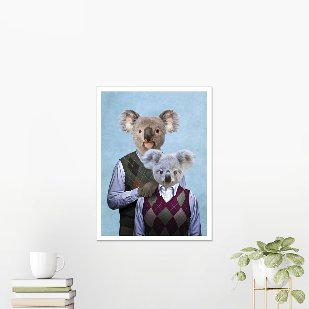 Step Doggo's: Animal Art Poster - Paw & Glory - Dog Portraits - Pet Portraits