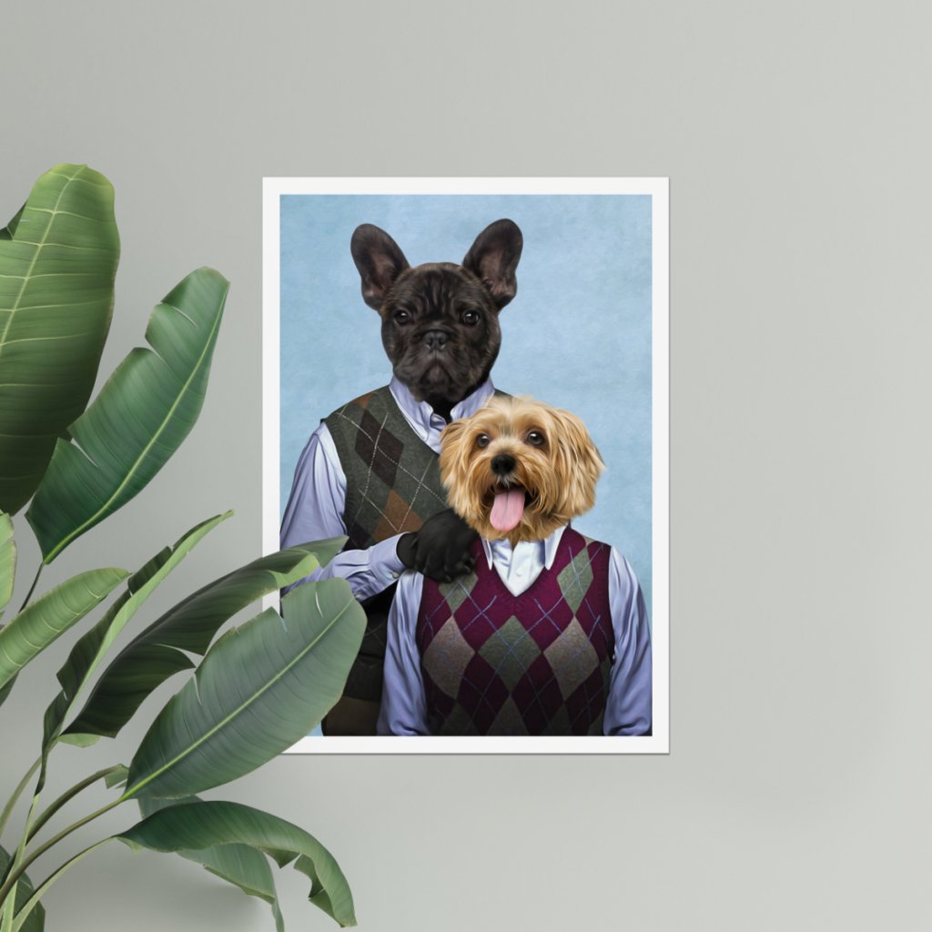 Step Doggo's: Custom Pet Poster - Paw & Glory - Dog Portraits - Pet Portraits