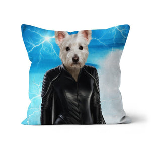 Storm (Marvel Inspired): Custom Pet Pillow - Paw & Glory - Dog Portraits - Pet Portraits